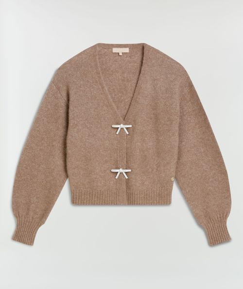 PARKER regular fit cardigan with bows