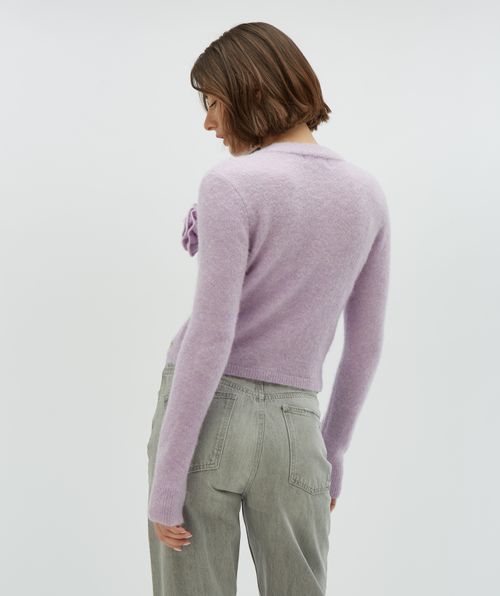PATTY Slim Fit Cropped Strickjacke