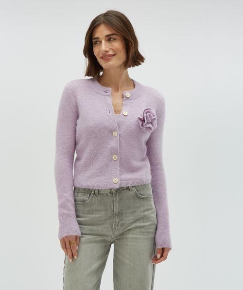 PATTY Slim Fit Cropped Strickjacke