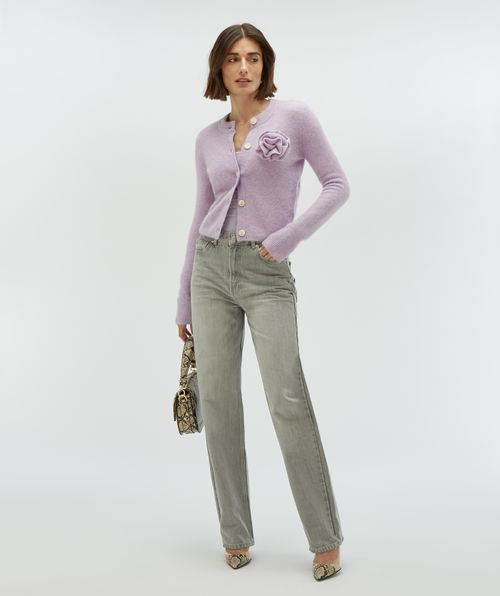 PATTY Slim Fit Cropped Strickjacke