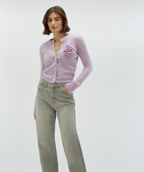 PATTY Slim Fit Cropped Strickjacke