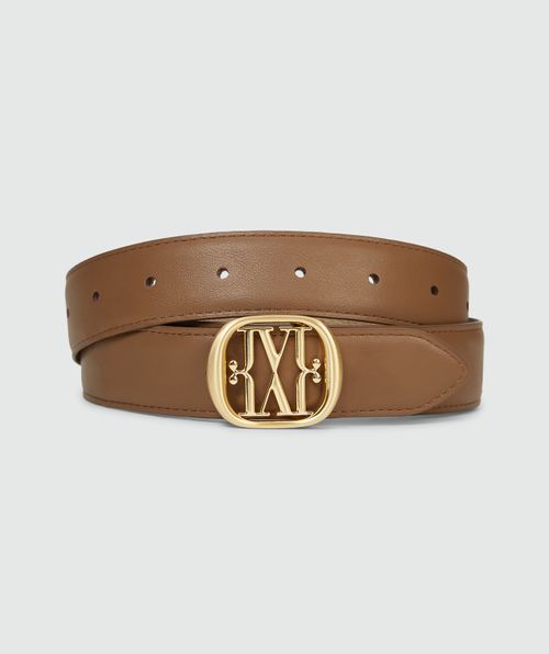 PERRI belt with logo print
