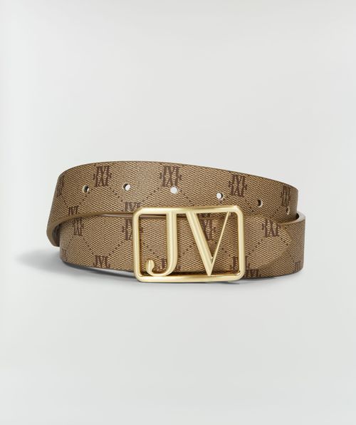 PERRI belt with logo print