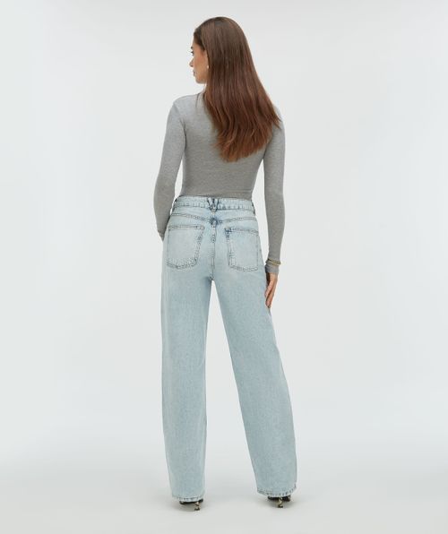 PHEBE straight fit jeans met parels