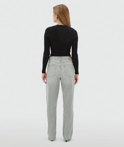 PHEBE mid-rise jeans with studs