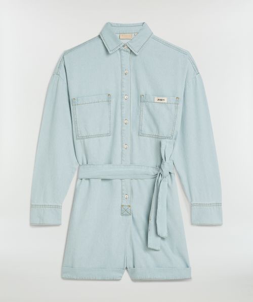 PIEN oversized playsuit in denim look