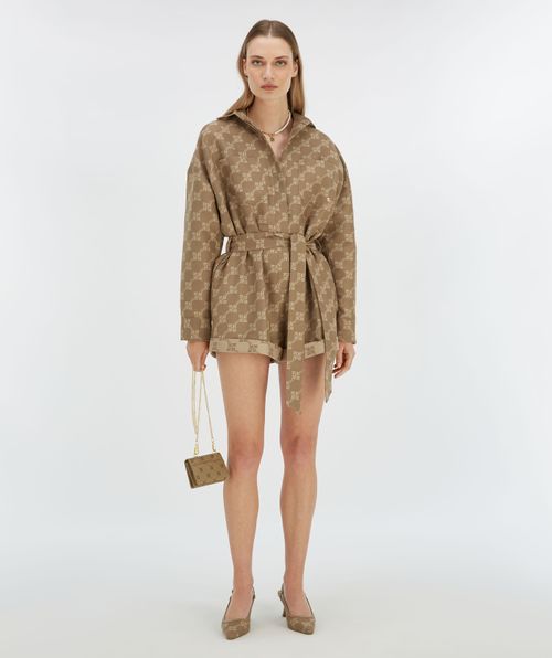 PIEN playsuit with logo print