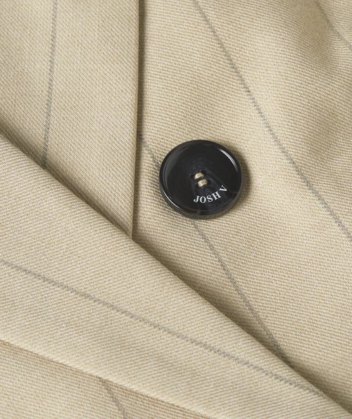 PLEUN regular fit blazer met krijtstreep 