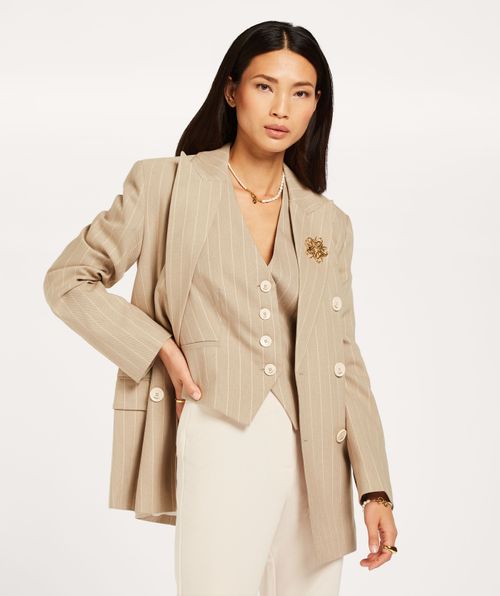 PLEUN Regular Fit Blazer mit Pinstripe