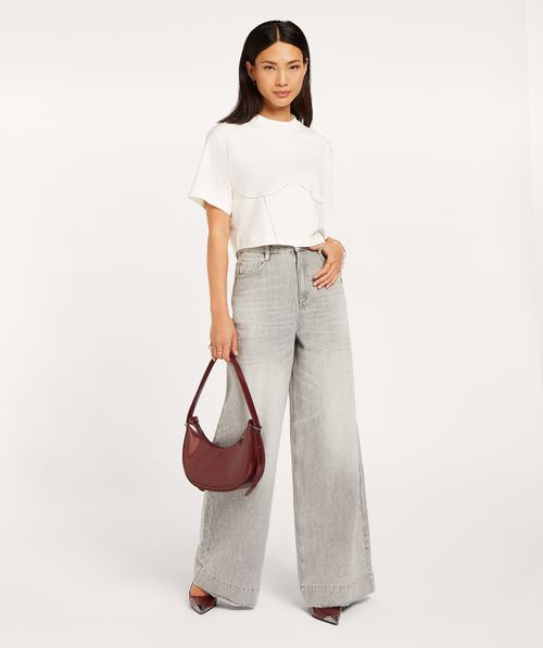 QUINN oversized T-shirt with stones