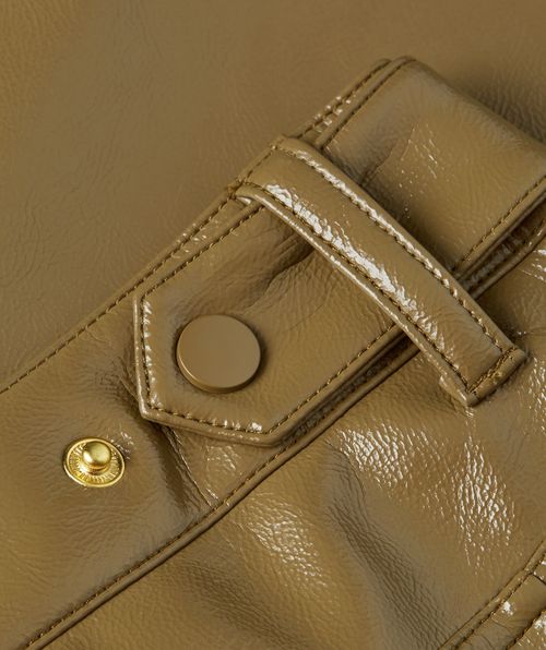 RAE Mid-Rise Straight-Fit Hose in Lackoptik