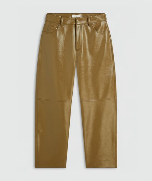 RAE Mid-Rise Straight-Fit Hose in Lackoptik