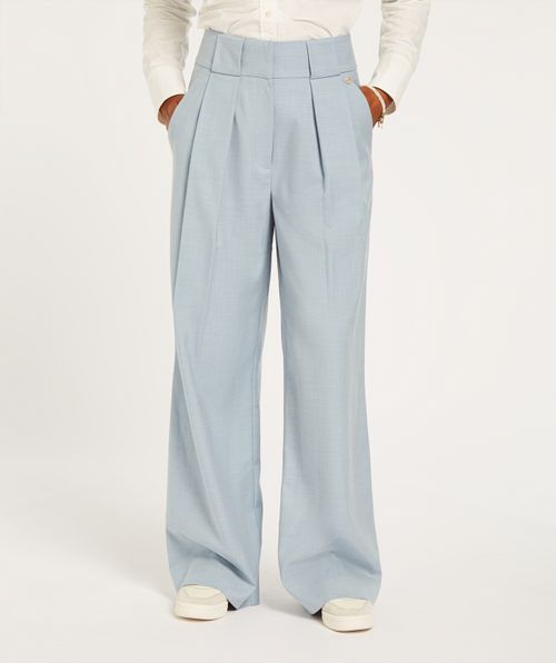 RIVKA high rise ultra wide leg trousers