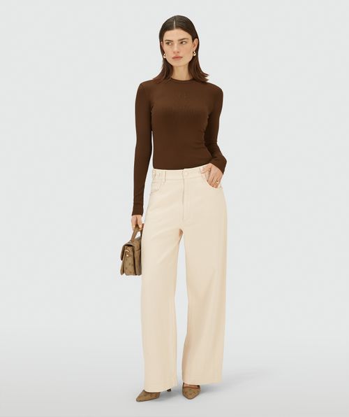 ROMAN mid-rise wide-leg jeans