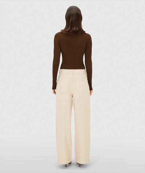 ROMAN mid-rise wide-leg jeans