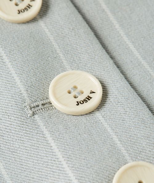RUDY fitted waistcoat with pinstripe