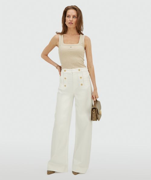 RUMO high-waisted wide leg jeans