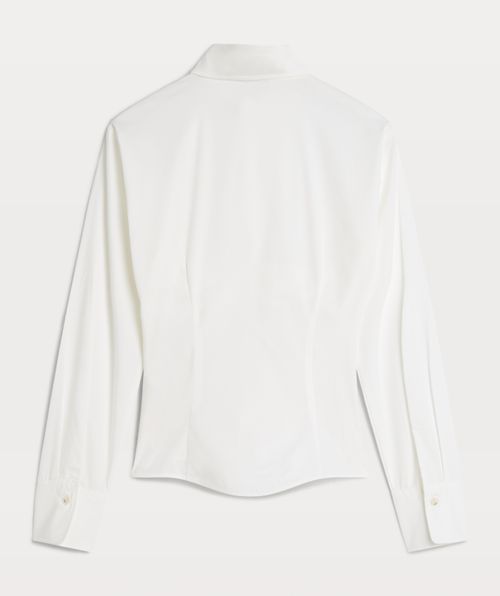 SACHA fitted blouse with knot detail