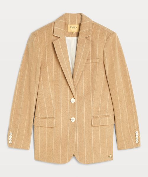 SADIE oversized blazer with pinstripe