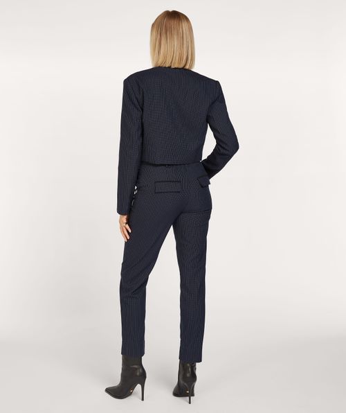 SECILIA mid rise slim tailored pants