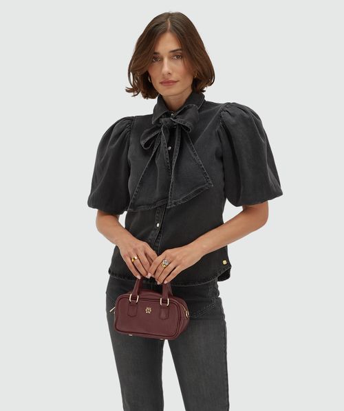 JV-SILA regular fit denim blouse
