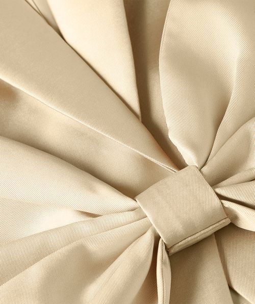 SILKE cropped blazer met strik