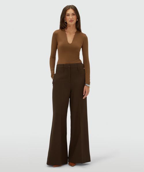 JV-SKY high-rise wide-leg trousers