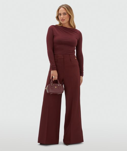 JV-SKY high waisted wide leg pantalon