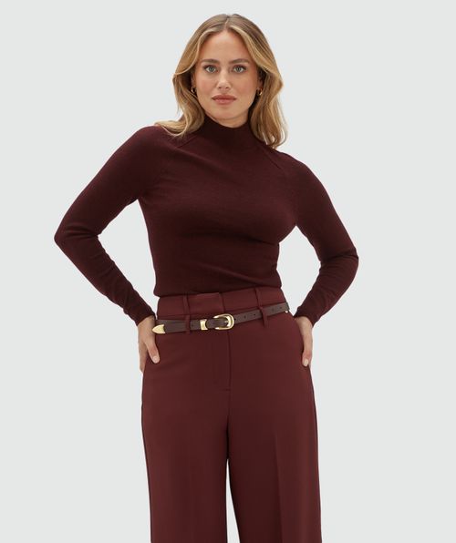 JV-SOFIA Fitted-Rollkragenpullover