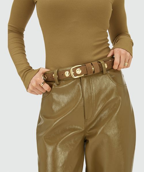 STELLA suede belt