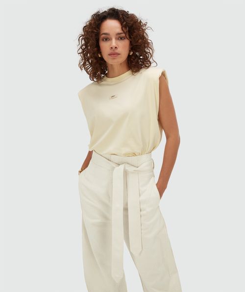 SUE regular fit T-shirt met logo