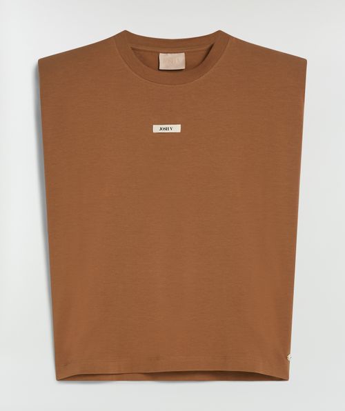 SUE T-shirt met schoudervulling