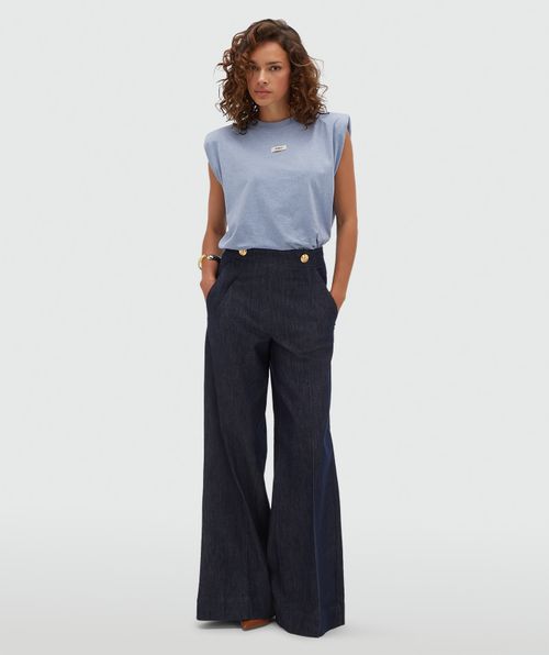 JV-SUE regular fit T-shirt met logo