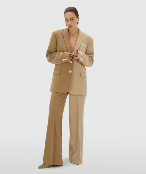 SUUS HOODIE oversized two-tone blazer 