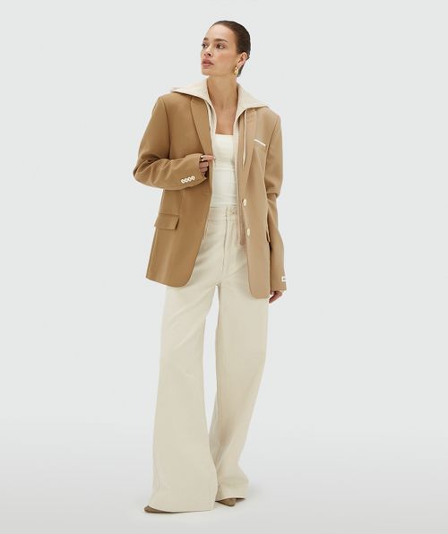 SUUS HOODIE oversized two-tone blazer 