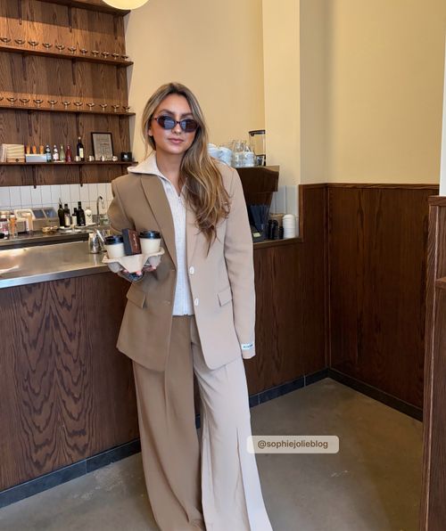 SUUS HOODIE oversized two-tone blazer 