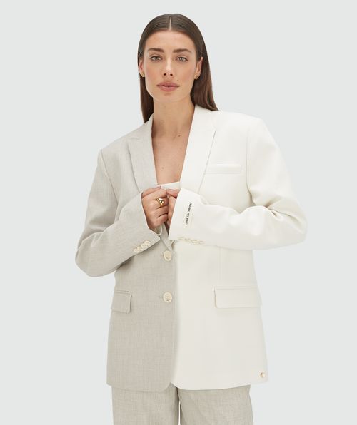 SUUS oversized two-tone blazer
