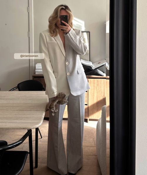 SUUS oversized two-tone blazer
