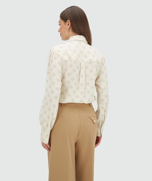 SYDNEY Bluse mit Logoprint