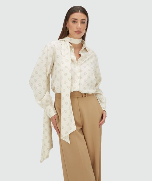 SYDNEY Bluse mit Logoprint