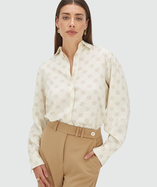 SYDNEY Bluse mit Logoprint
