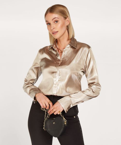 SYDNEY Regular-Fit-Bluse mit Glitzer