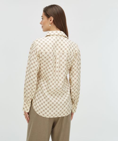 SYDNEY Regular Fit Bluse mit Logoprint