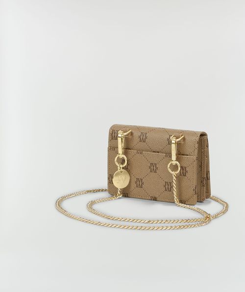SYNNE wallet with logo print