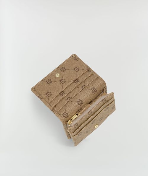SYNNE wallet with logo print