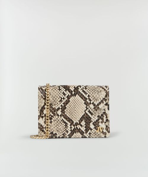 SYNNE wallet with snake print