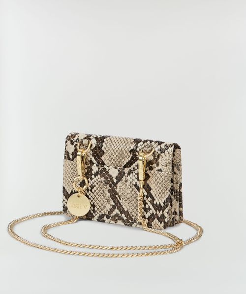 SYNNE wallet with snake print