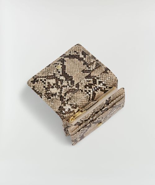 SYNNE wallet with snake print