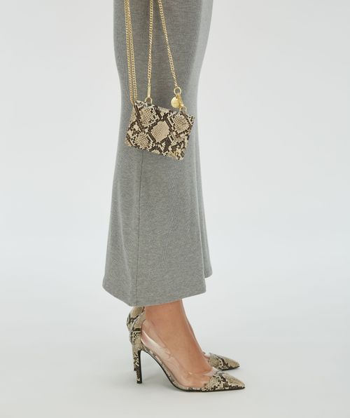 SYNNE wallet with snake print