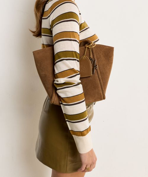 TELMA suede bag